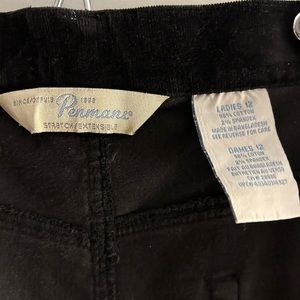 Ladies Black Corduory long skirt